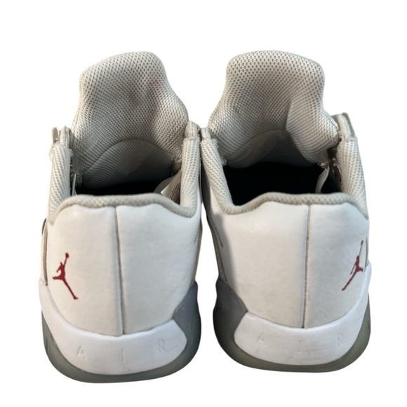 Nike Air Jordan 11 CMFT Low White Gym Red Basketball Shoes, Size Youth 4.5 - Picture 5 of 8